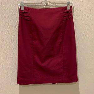 Express pencil skirt, Cranberry